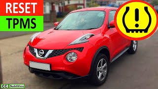 How to reset Tire Pressure Light on Nissan Juke - Nissan Juke TPMS Reset