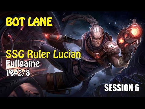 SSG Ruler Lucian vs Sivir Bot Lane Full Game