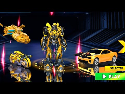 Optimus Prime Multiple Transformation Jet  Robot Car Games 2023 - Android Gameplay