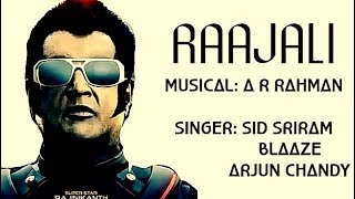 Raajali || Lyrical video || 2.0 || Kolly Lyrics World