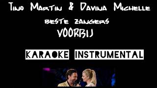 Tino Martin &amp; Davina Michelle - Voorbij ( Marco Borsato &amp; Do ) Karaoke instrumental met tekst