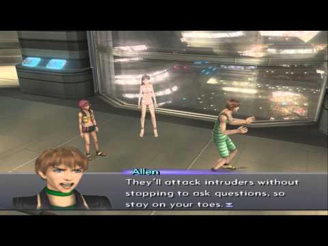 Xenosaga III HD Cutscene 073 - Group Assembles (Möbius Hotel) - JAPANESE - SWIMSUIT MODE