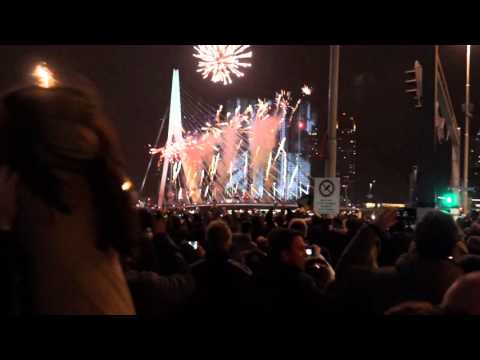 Countdown auf 2016 Erasmusbrücke Rotterdam