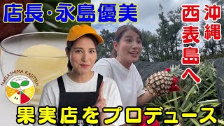 永島アナがフルーツ店の店長に！パインを求め沖縄・西表島へ
