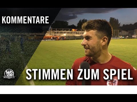Stimmen zum Spiel | FV Bad Vilbel - FC Giessen (3. Spieltag, Hessenliga)