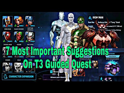 7 important Tips On T3 Guide Quest | T3 Guide Quest Answer On All Questions - Marvel Future Fight