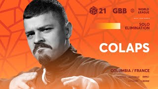 Bruhhh, BBK's hair 😂 - Colaps 🇫🇷 I GRAND BEATBOX BATTLE 2021: WORLD LEAGUE I Solo Elimination