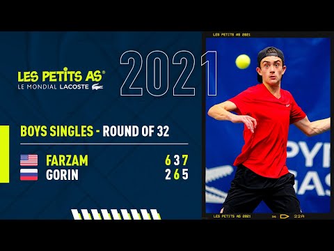 Les Petits As 2021 | Boys Round of 32 | Egor Gorin vs. Matisse Farzam
