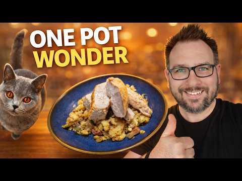 Simple One-Pan Chicken Dinner | Crispy Skin, Satay Cauliflower 👌😊👍