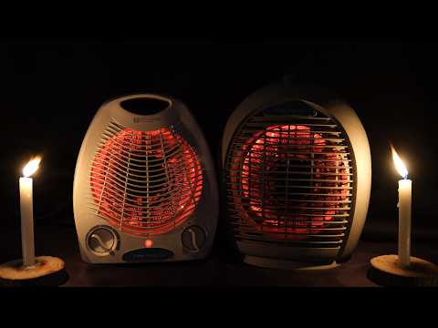 SLEEP AID 😴 Deep Duo Fan Heater Sounds with 528 Hz Body and Mental Healing Frequency