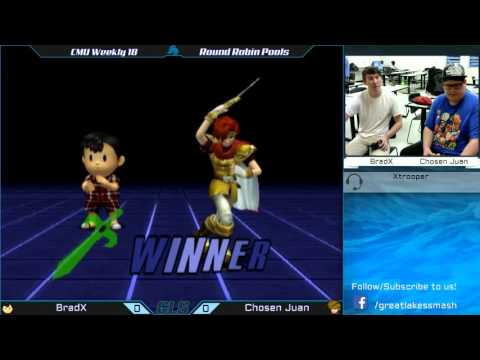 CMU Weekly 18 - BradX (Ness) vs. Chosen Juan (Roy)