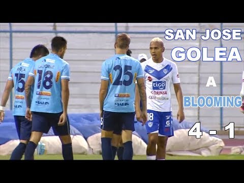 SAN JOSE 4 BLOOMING 1 los santos golean y suben en la tabla
