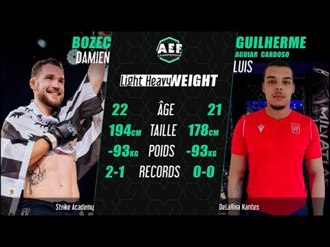 Damien BOZEC vs Luis GUILHERME AGUIAR CARDOSO - AEF3 - MMA