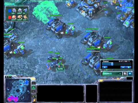 SC2 Match TvZ: Bluerain vs Gumiho game 1 -p1/2