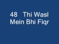 Thi Wasl Mein Bhi Fiqr