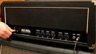 Video thumbnail for Sovtek MIG 100 U guitar amp head by snozzberrie