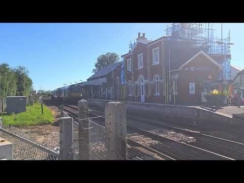 68002&68017 on the 6m95 dungeness power station to crewe coal sidings today at Appledore Kent