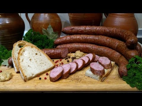 Jak zrobić domową chłopską kiełbasę -  przepis na swojską wędzoną kiełbasę