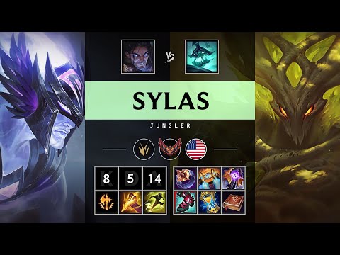 Sylas Jungle vs Hecarim - NA Grandmaster Patch 25.18