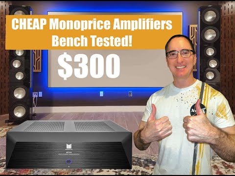 Budget Monoprice Amplifiers Bench Test Results!