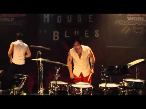Guest Performance, Recycled Percussion; V-Drums World Championship 2012