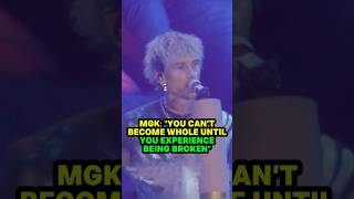 mgk before singing "lonely" at Rock in Rio: "can't become whole until you experience being broken"❤️