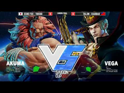 【SFV: SAIGON CUP 2017 - TOP 8】ECHO FOX | TOKIDO vs TALON | XIAOBAO