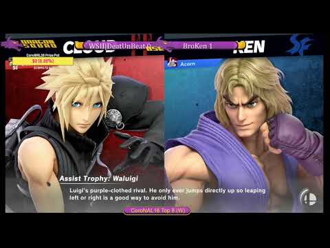 BroKen [Ken] vs DeatUnBeat [Cloud] CoroNAL16 Top 8 Winners