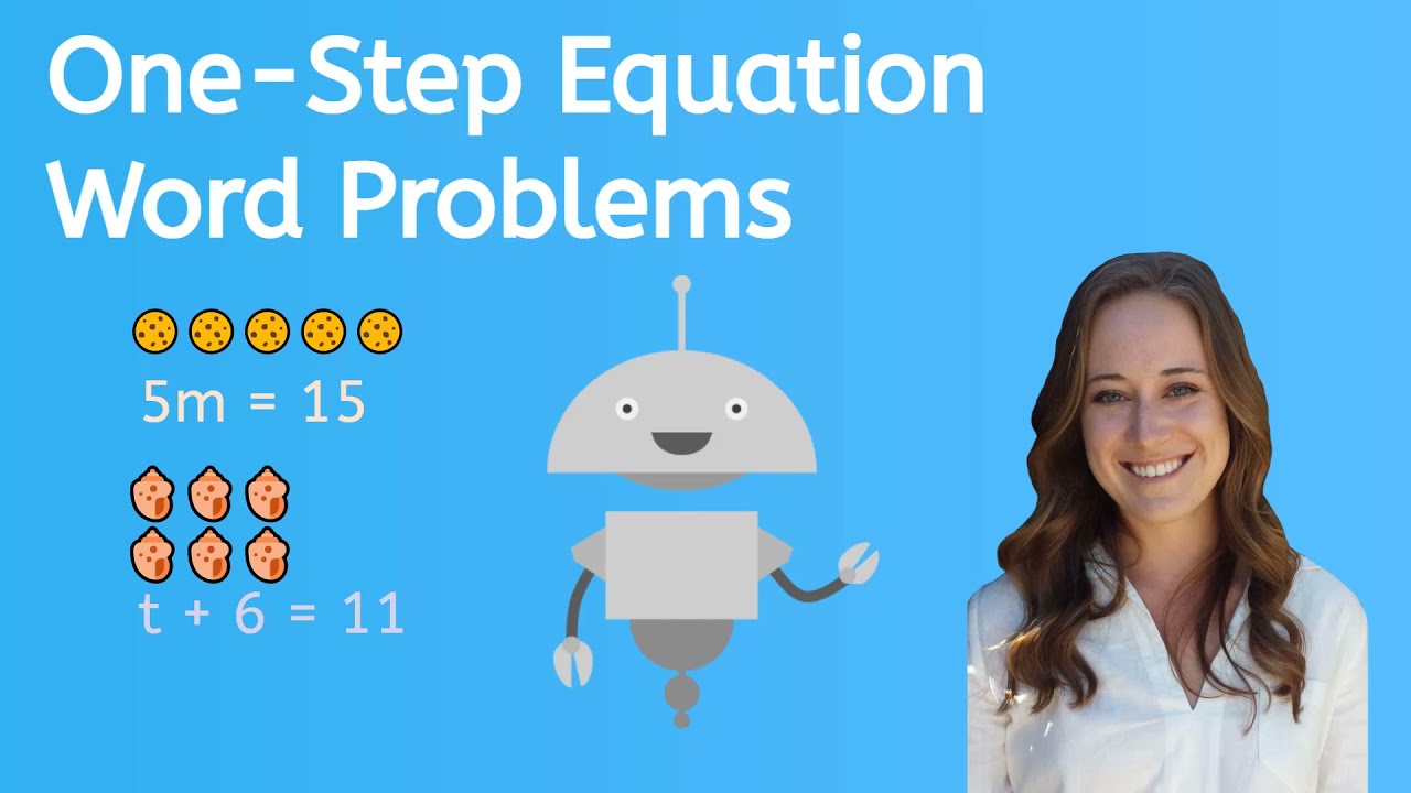 One-Step Equation Word Problems for Kids