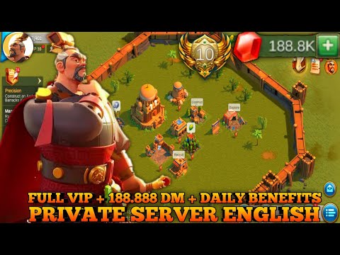 Rise Of Kingdoms Private Server - Full VIP + 188888 DM + Daily Benefits
