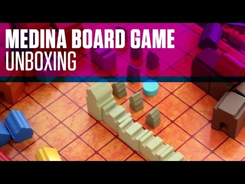Medina Board Game Unboxing and Component Review 