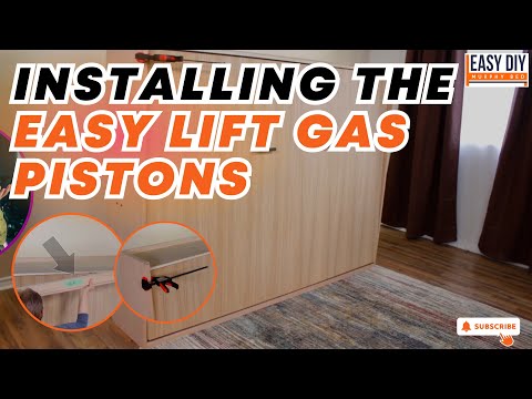 Installing the Easy Lift Gas Pistons | Easy DIY Murphy Bed USA