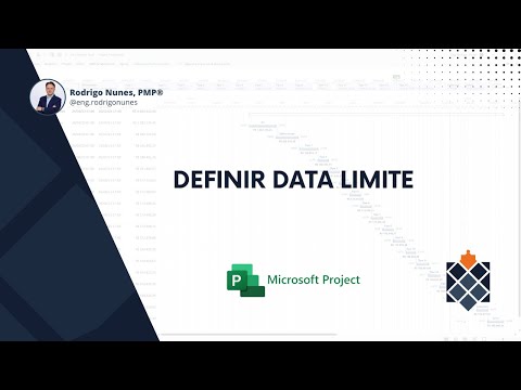 Definir uma data limite - MS Project