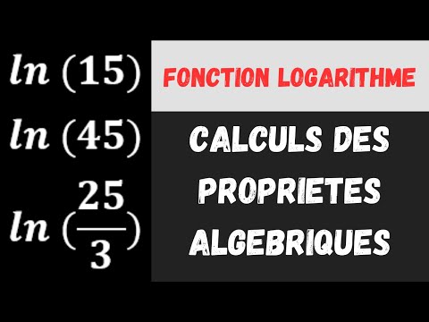 Chapitre 1: Appliquer les formules sur les logarithmes