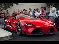 Toyota FT-1 Concept On the Road! -- DRIVING ...