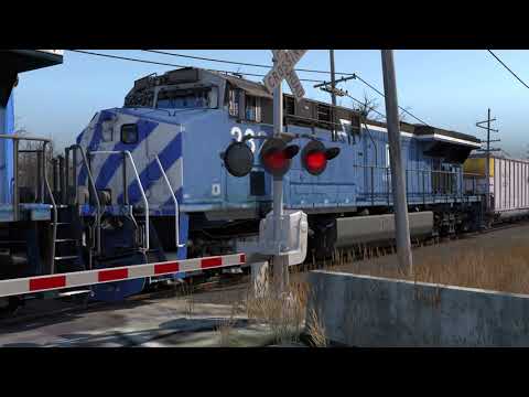 Image of Train-Pedestrian Scene Animation