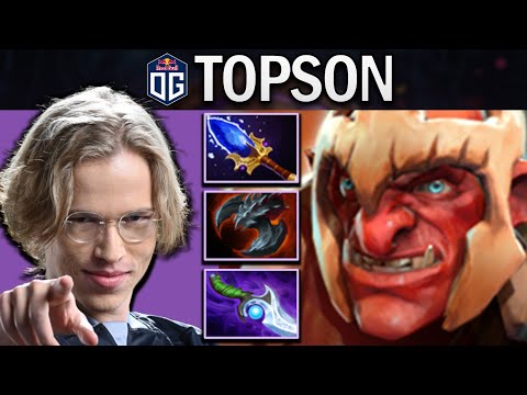 OG.TOPSON TROLL WARLORD WITH AGHANIMS-DIFFUSAL - DOTA 2 7.31 GAMEPLAY
