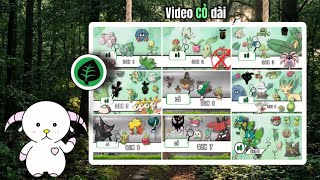 Tổng Hợp Pokemon Hệ Cỏ | Gen 1 - 9 | Pokemon | Maox