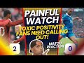 MUFC 2 - 0 EVERTON MATCH REACTION|PAINFUL WATCH OUR EYES ARE NOT LYING TO US