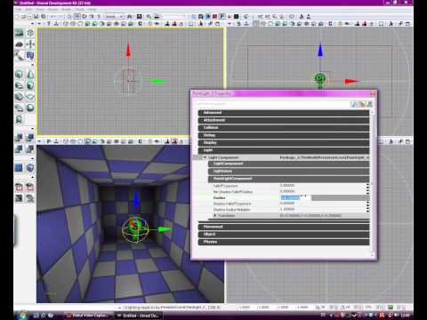 UDK Tutorial #1 Raum und Licht Deutsch German