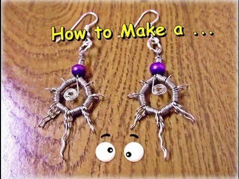 Como Hacer “Pendientes Hippies” // How to Make a”Hippies Earrings” – By Puntoy Alambre.