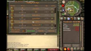 how to use old school runescape  trading post to buy/sell items