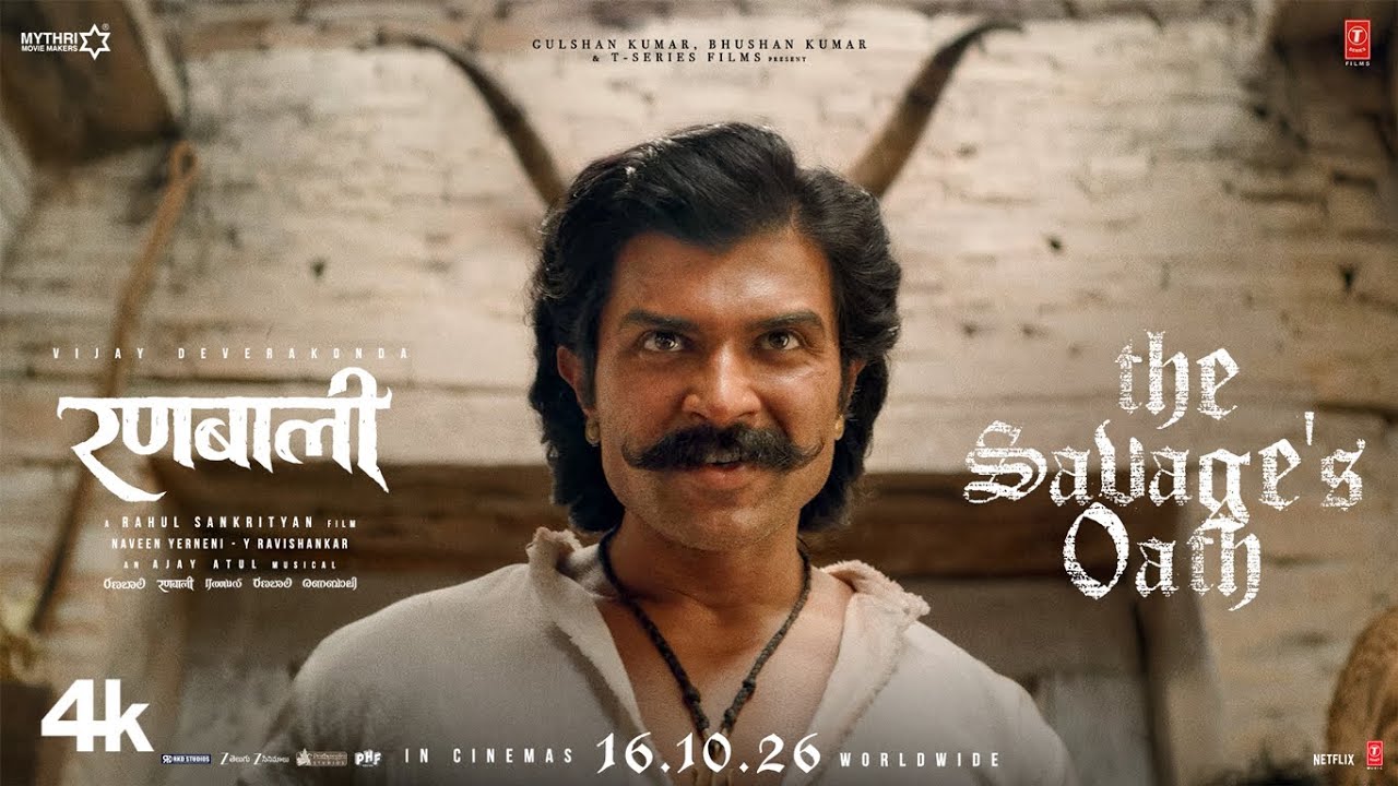 RANABAALI Hindi Teaser -The Savage's Oath | Vijay Deverakonda | Rashmika | Rahul Sankrityan
