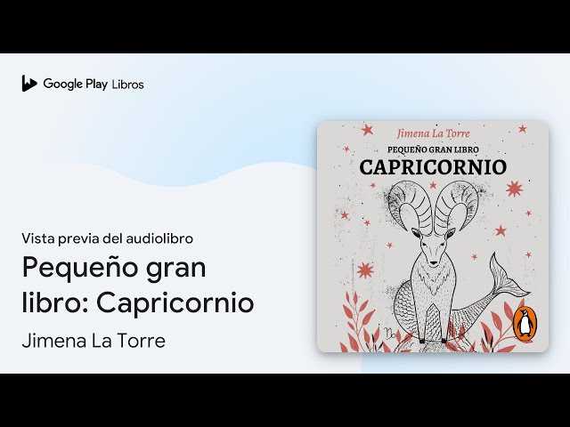 Vídeo relacionado con Pequeño gran libro: Capricornio