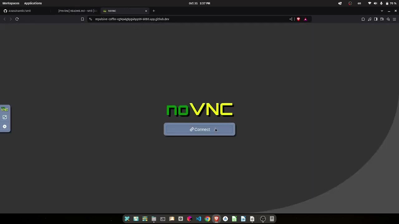 Desktop Environment for GitHub Codespaces