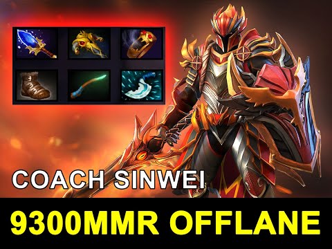 9300 MMR- INSANE INNITIATOR OFFLANE DRAGON KNIGHT vs T1.Whitemon - Coach SW (Sinwei)