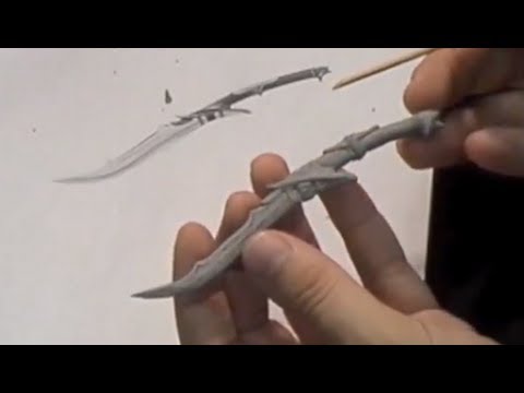 Sculpture in Clay - Class 06 - Making Weapons and Carving Baked Clay