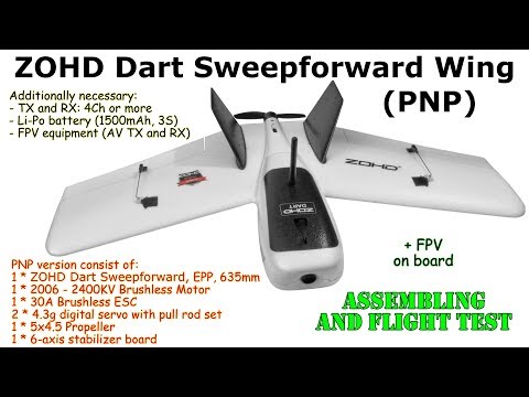 zohd-dart-sweepforward-wing-635mm-gyro-stabilized-epp-fpv-pnp-assembling-and-flight-test