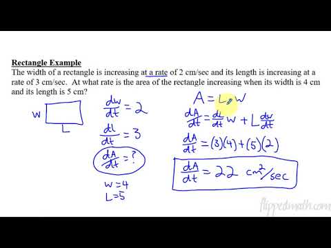 Calculus AB/BC – 4.5 Solving Related Rates Problems