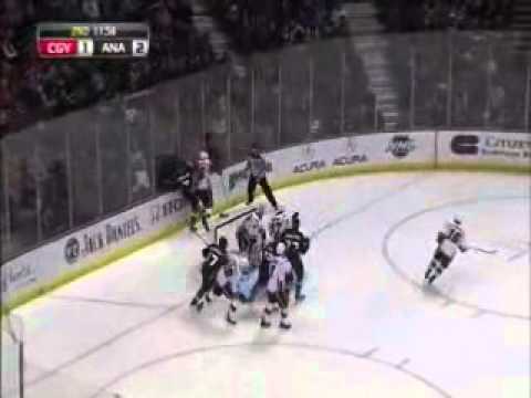 Calgary Flames vs. Anaheim Ducks Mar. 2 2012